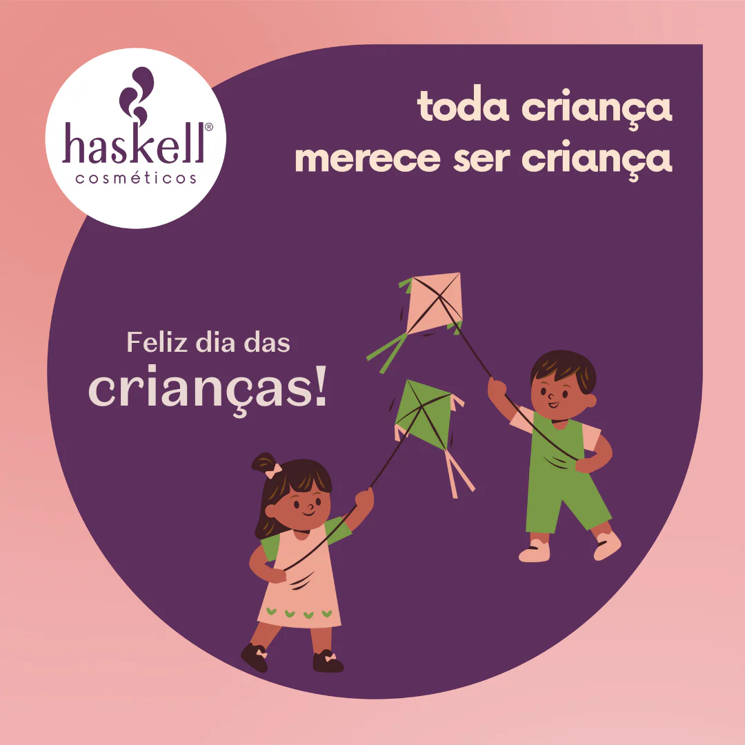 Cartaz Dia das Crianças Haskell (Post para Instagram (quadrado))